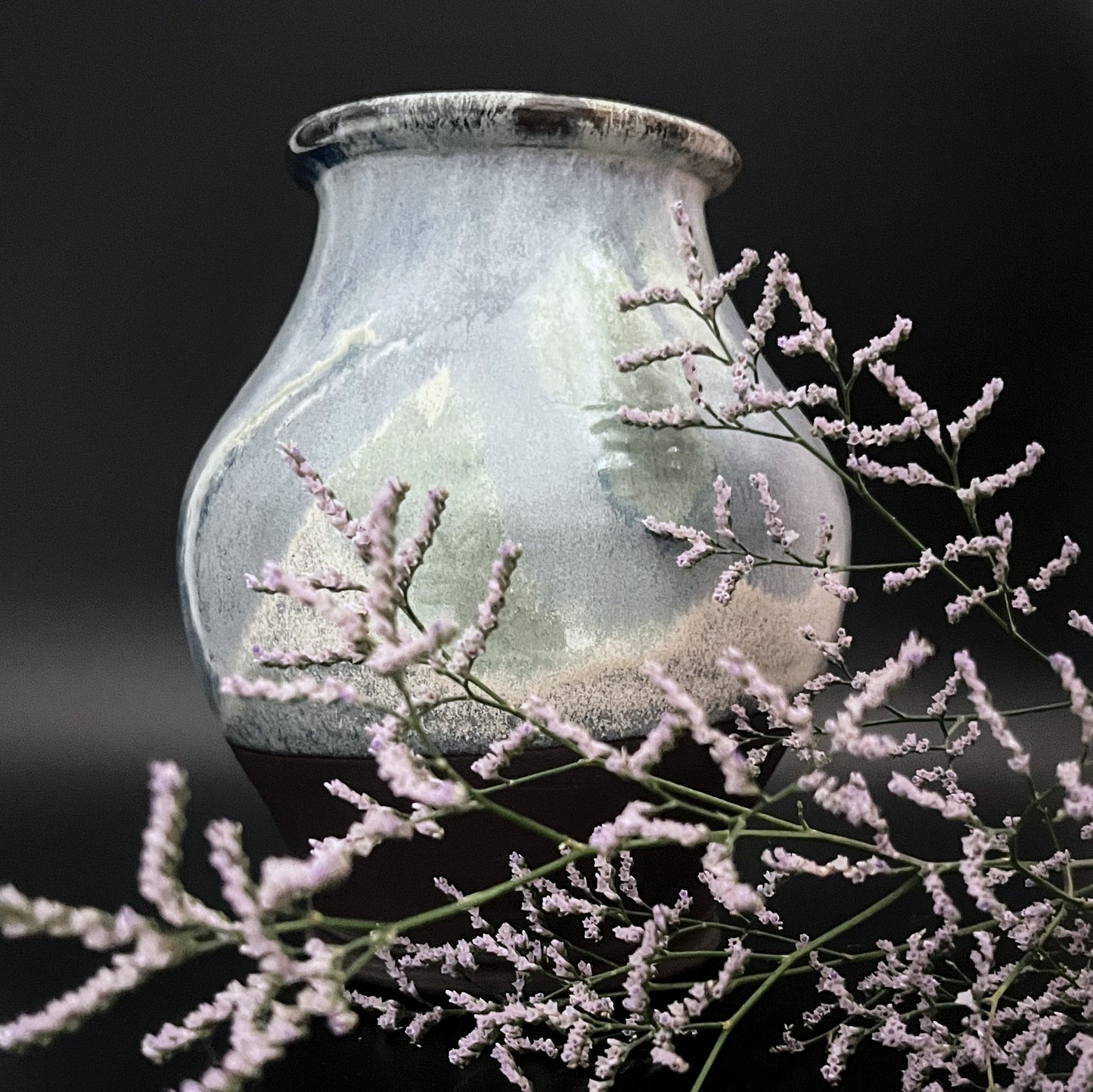 Vase - White, Blue and Green