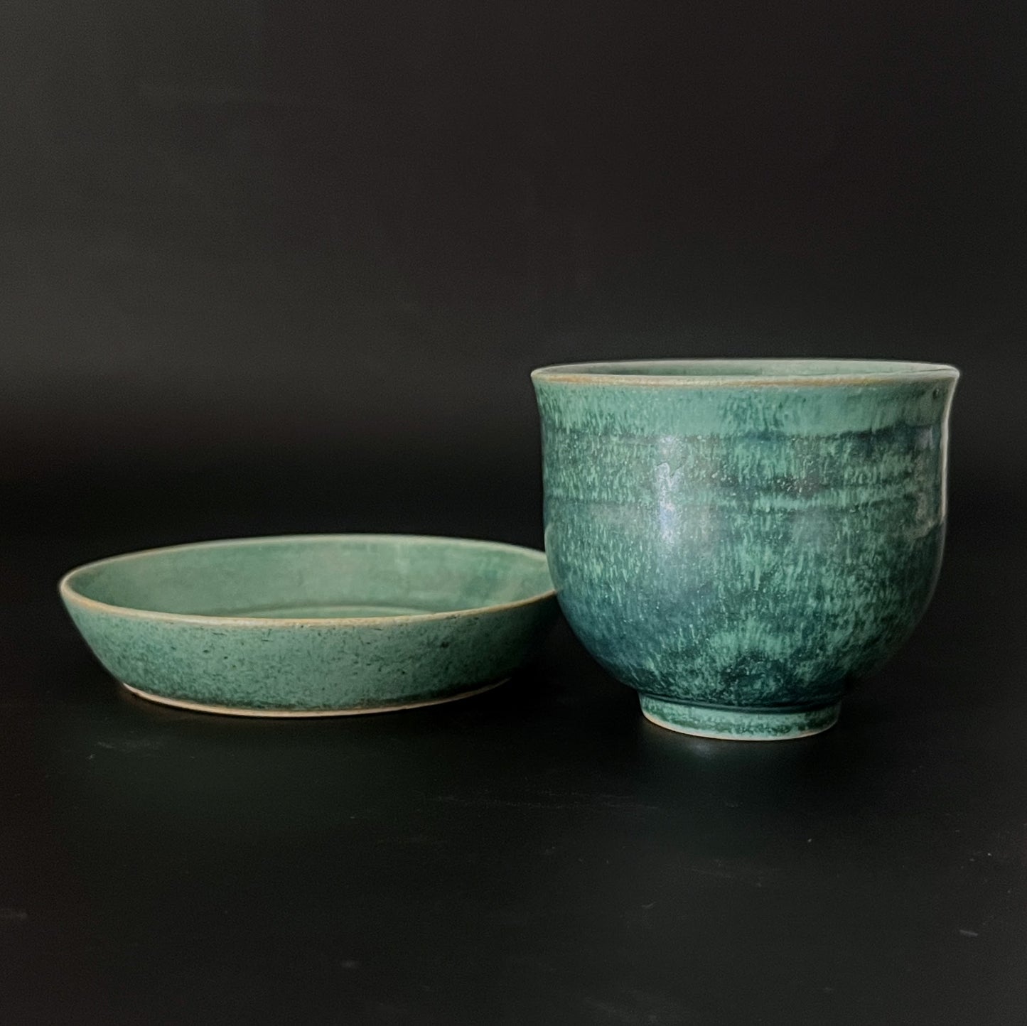 Tea Cup (handleless) w/ Saucer