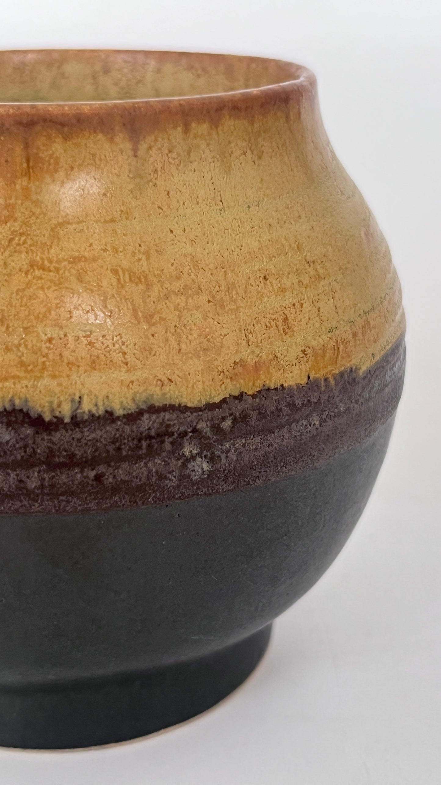 Two-Tone Bud Vase (Charcoal and Sandy-Gold)
