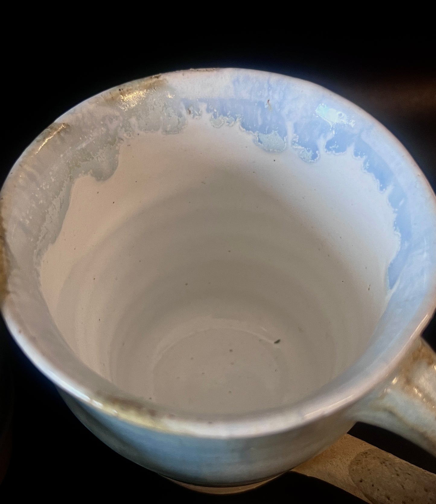 Blue & White Angular Mugs