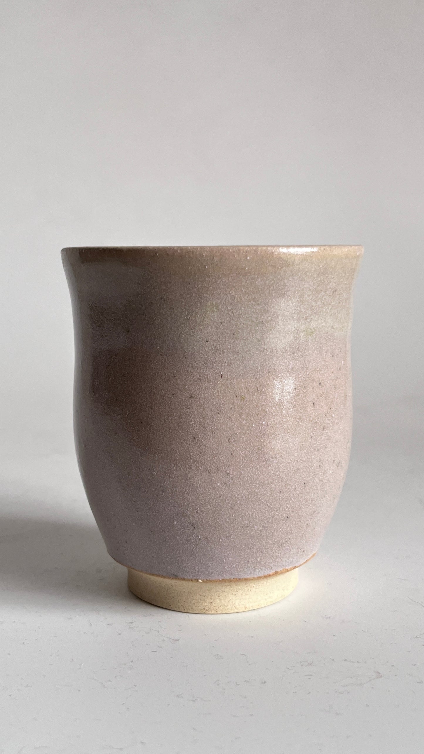 Pale Gray & Speckled Lavender Tumblers - Set of 2