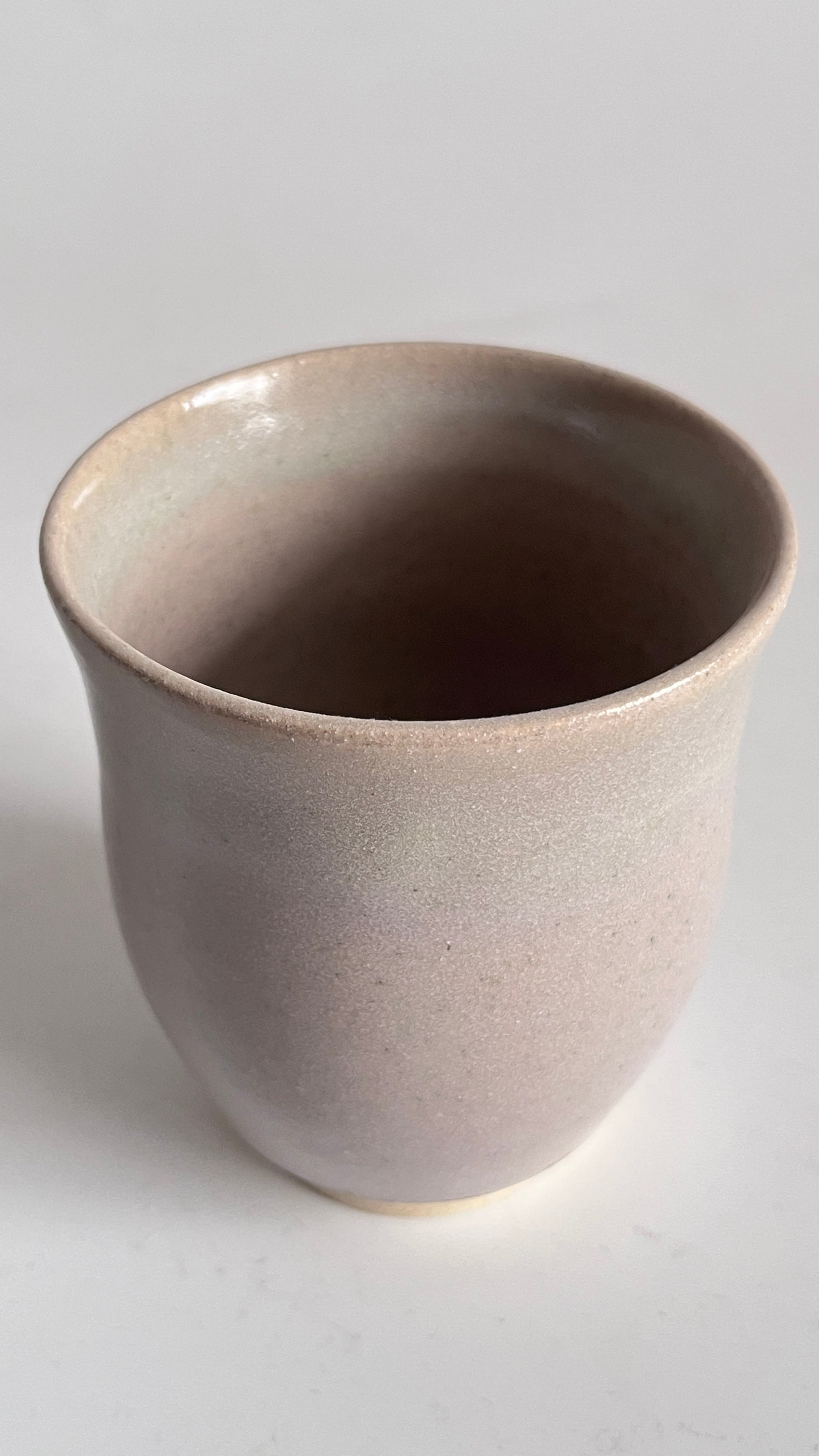 Pale Gray & Speckled Lavender Tumblers - Set of 2