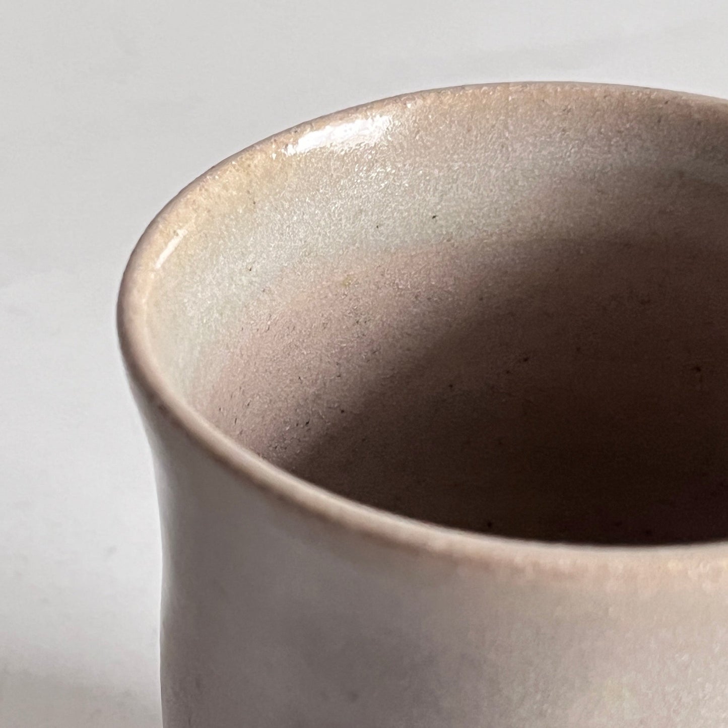 Pale Gray & Speckled Lavender Tumblers - Set of 2