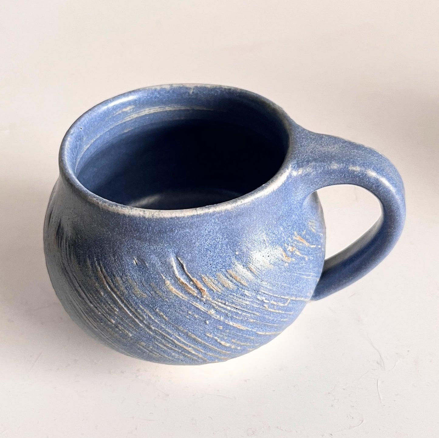 Swirls Coffee Mug - Blue - Set of 2