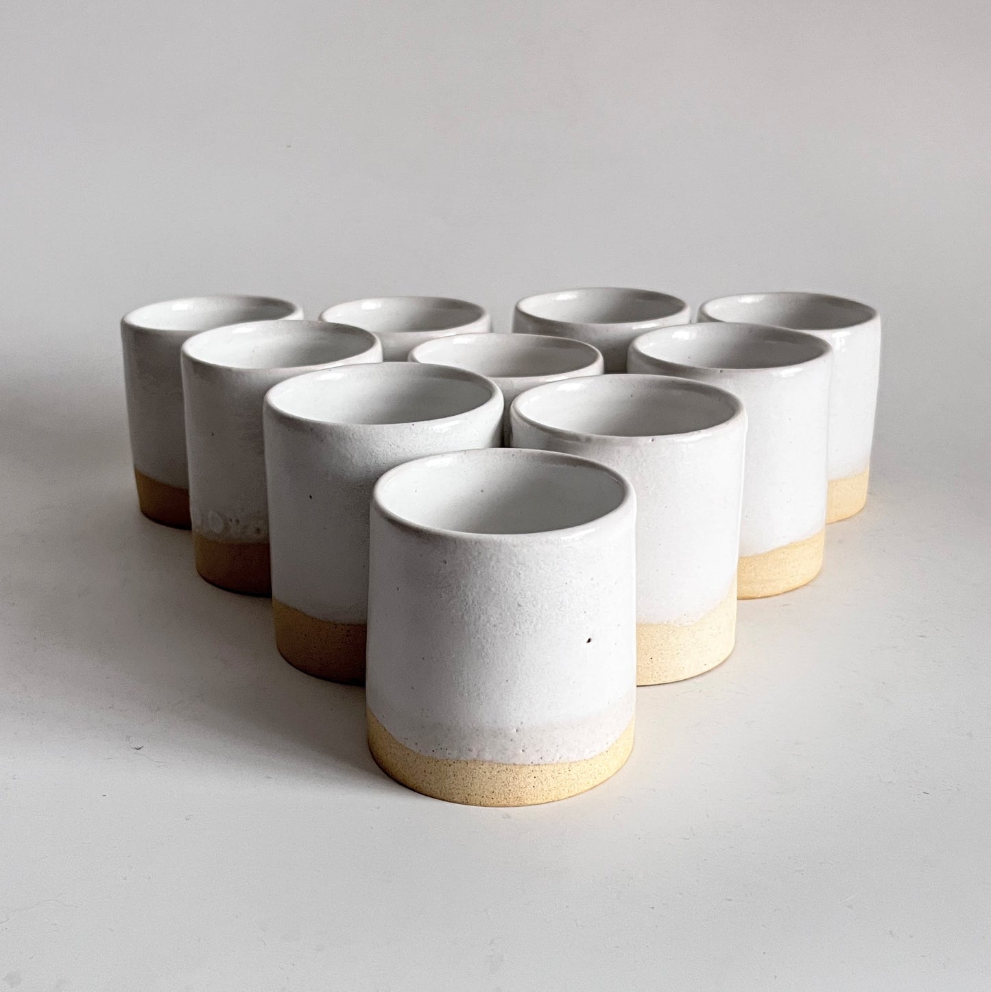 Glossy White Tumblers