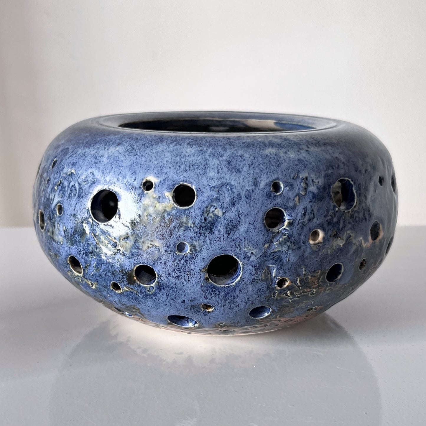 Textured Blue Luminary - Sphere