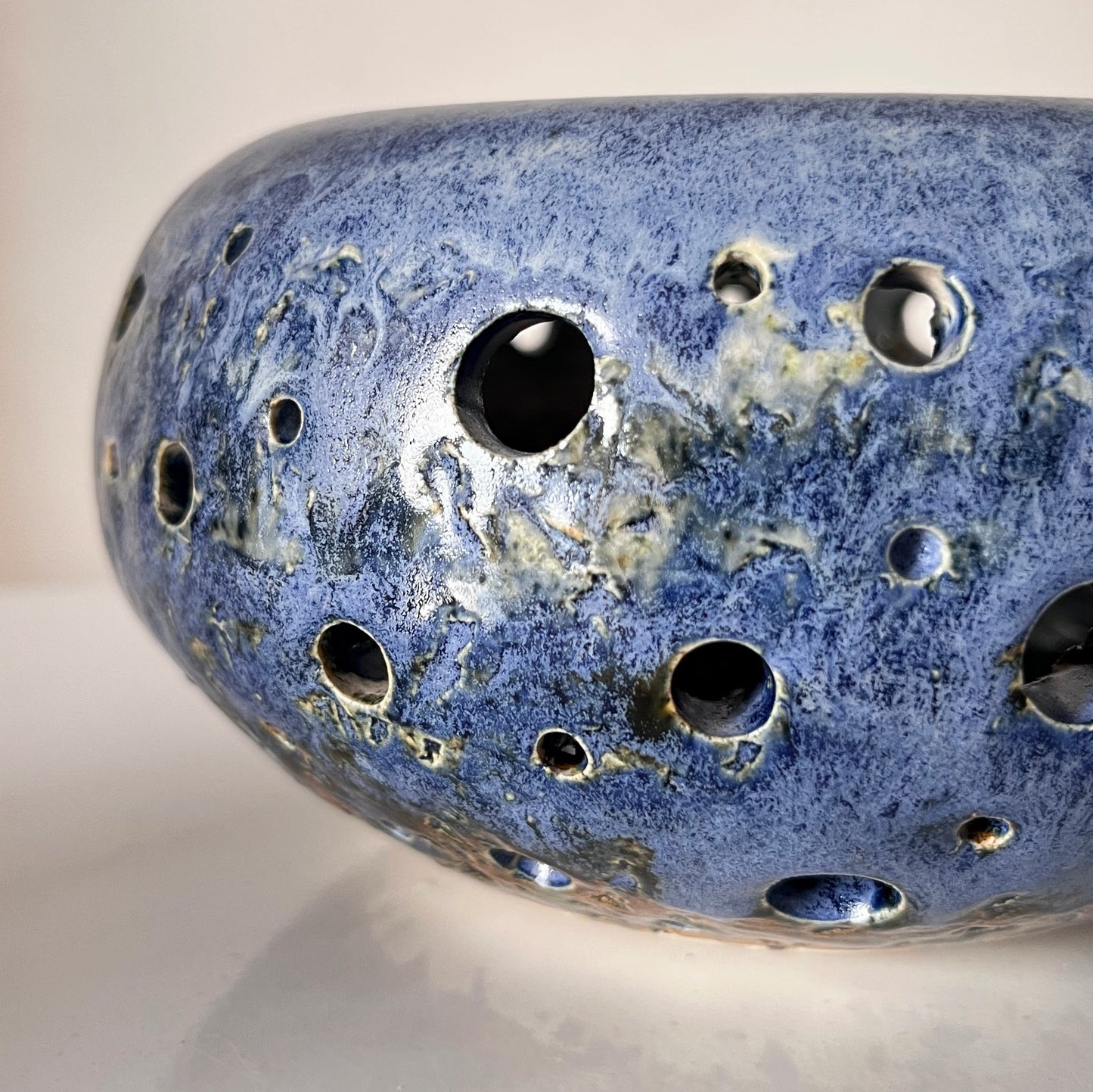 Textured Blue Luminary - Sphere