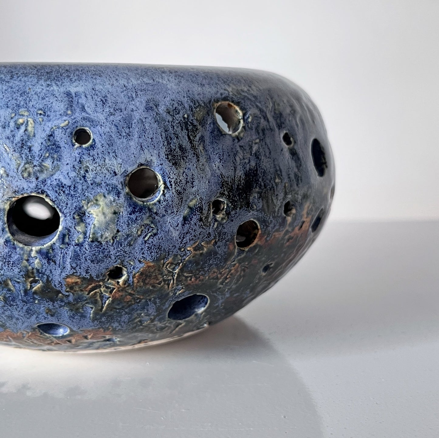 Textured Blue Luminary - Sphere
