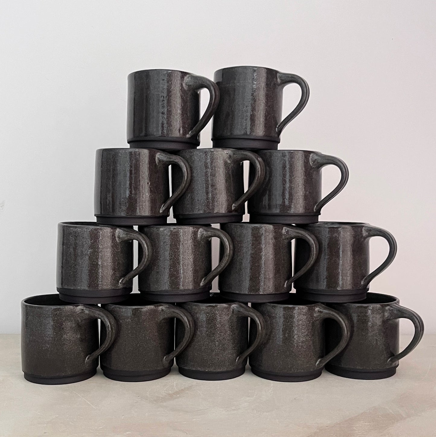 Coffee Mugs - Brown-Black