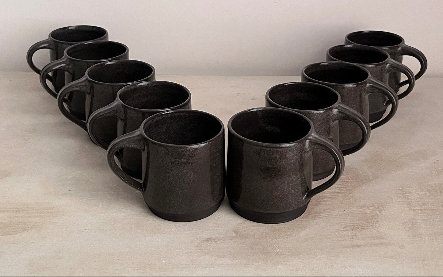 Coffee Mugs - Brown-Black
