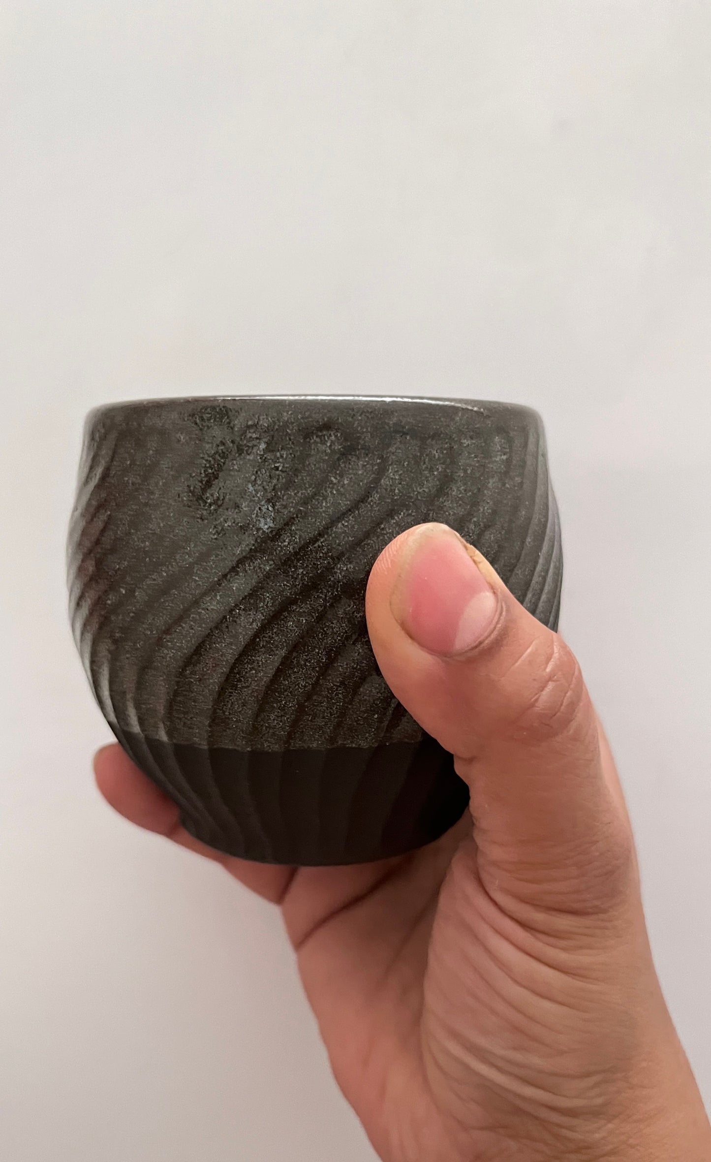 Bowl/Cup - Brown-Black
