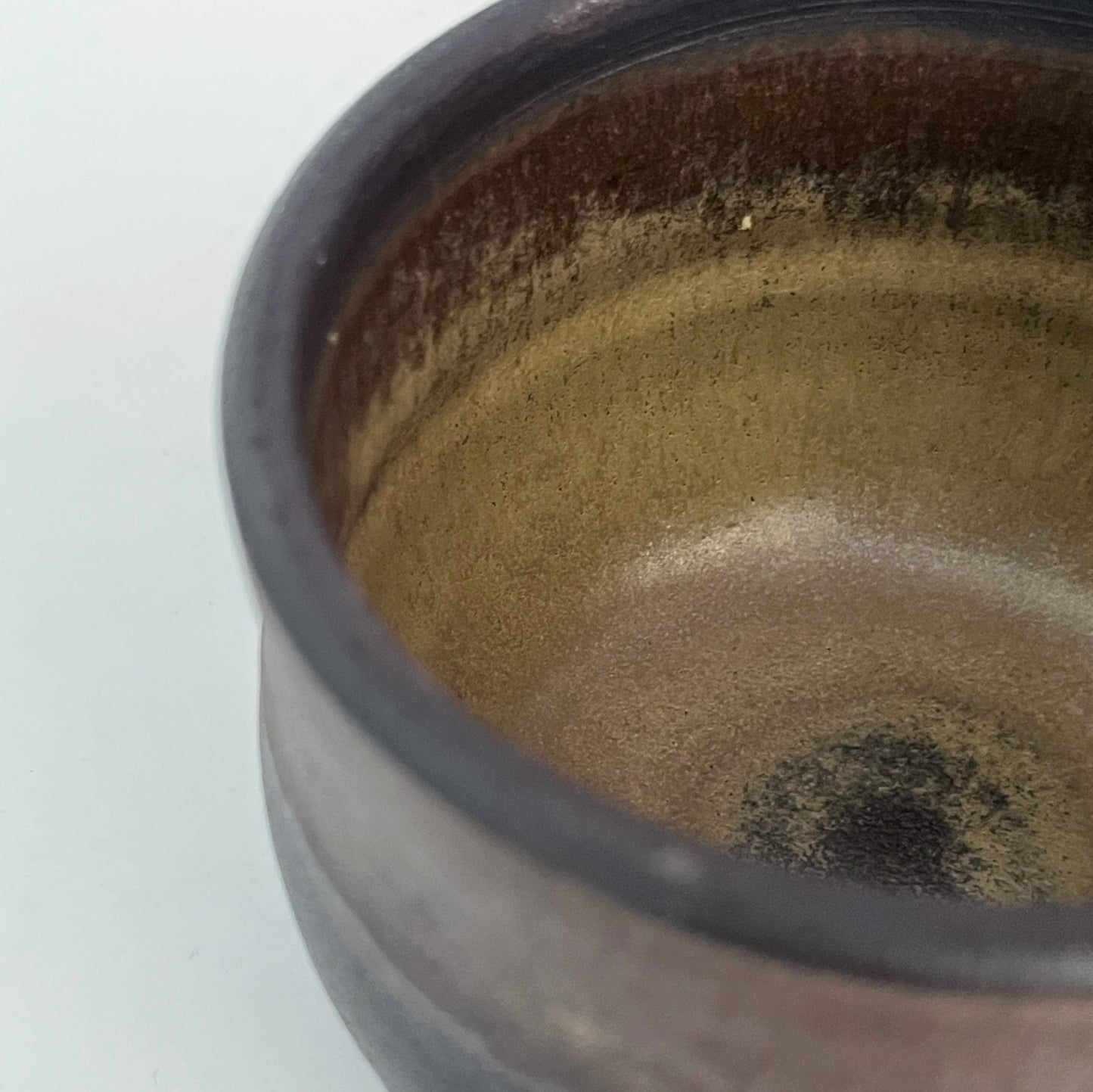 Jar (Round) - Golden Ochre and Brown