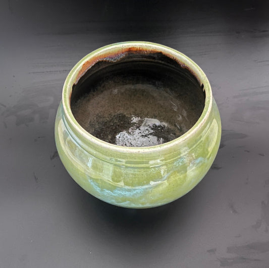 Green-Blue Vase - Moon Jar