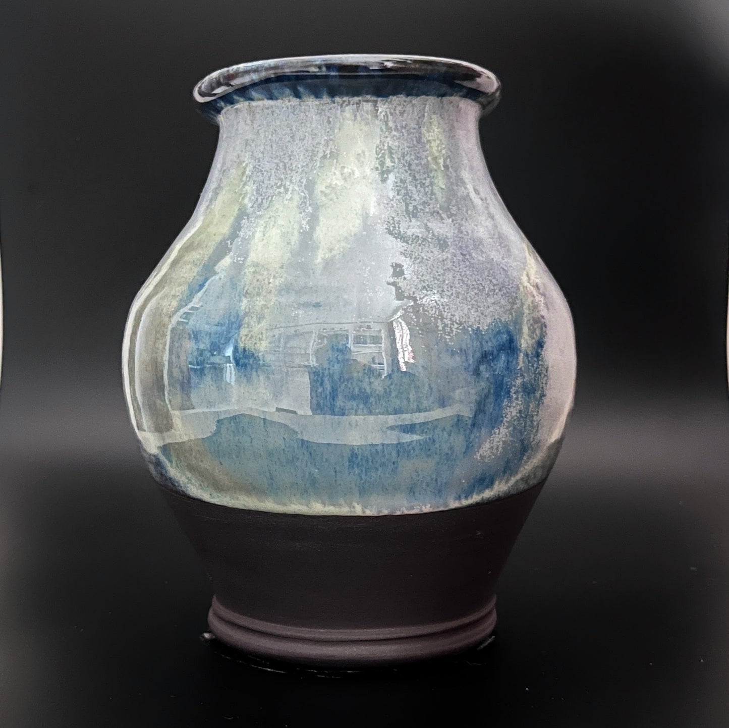 Vase - White, Blue and Green