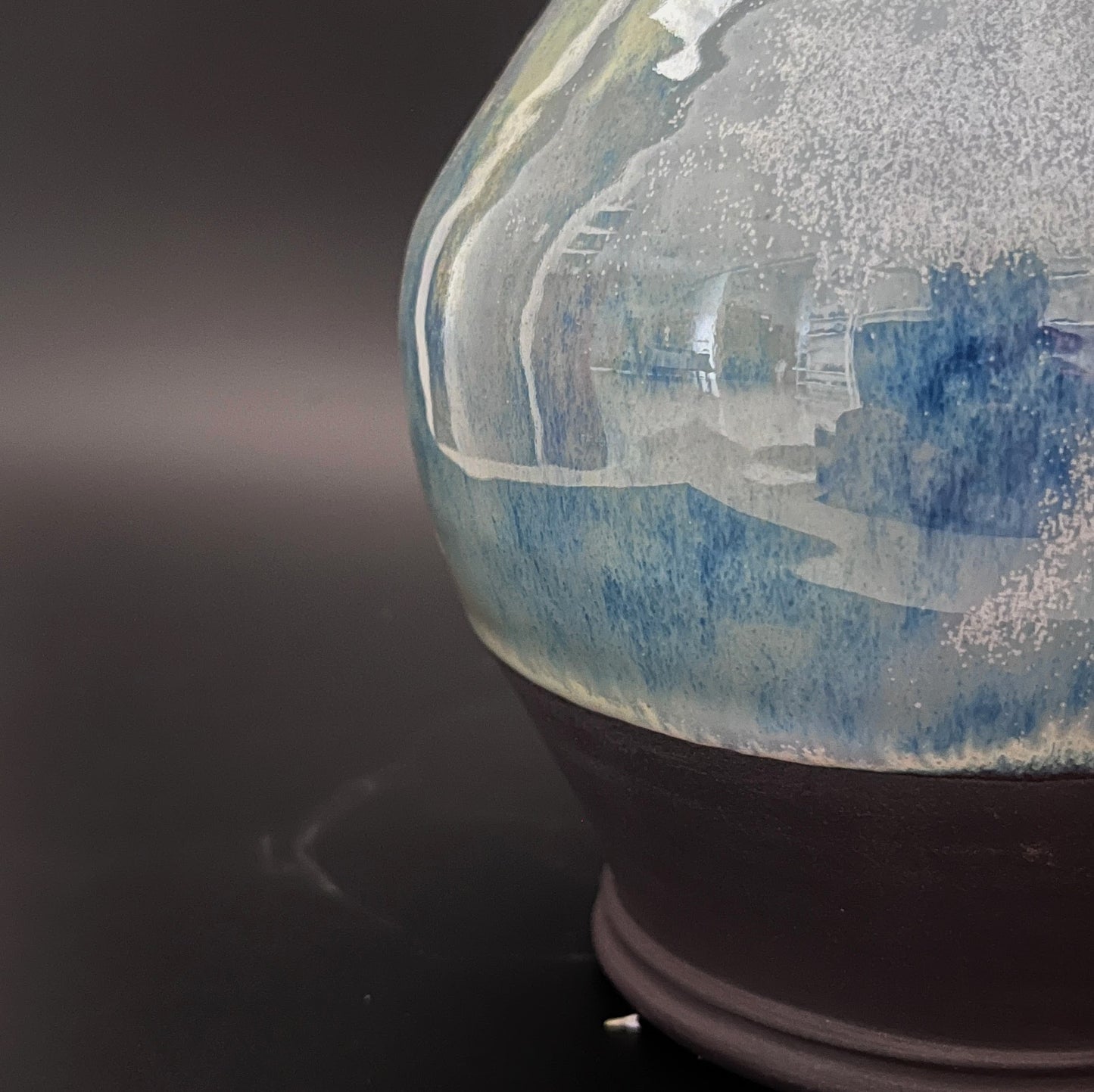 Vase - White, Blue and Green
