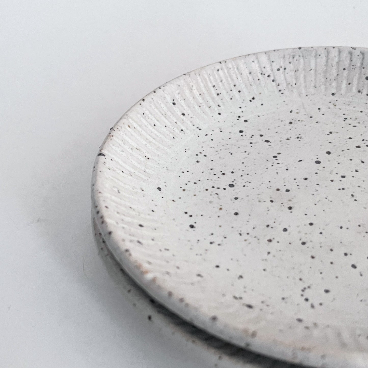 Speckled White Small Plate - Set of 2 - Limited Edition