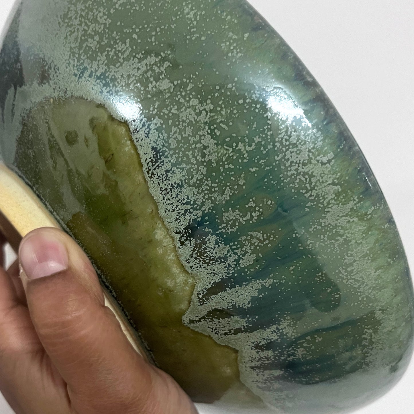 Green Aurora Bowl - Large