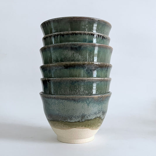 Green Aurora Bowls - Medium