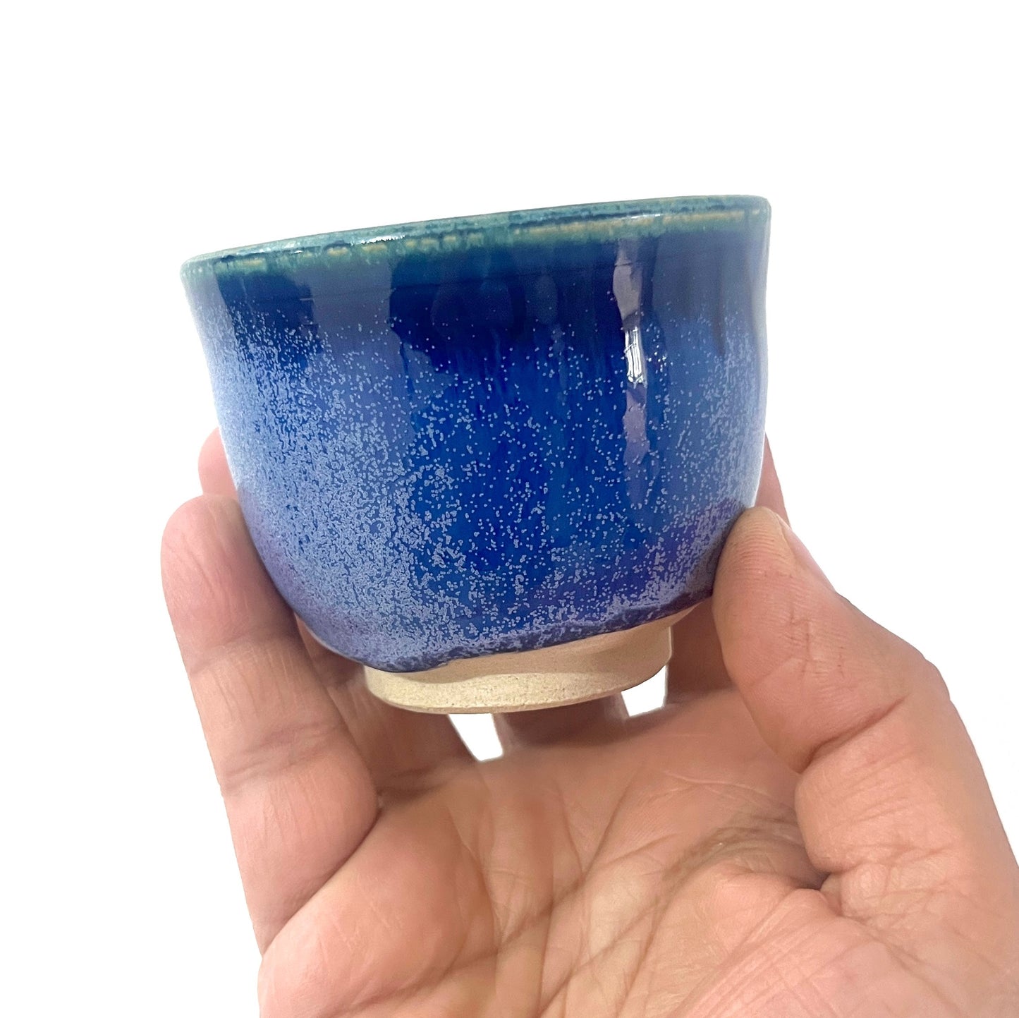 Textured Blue Cups w/o Handle