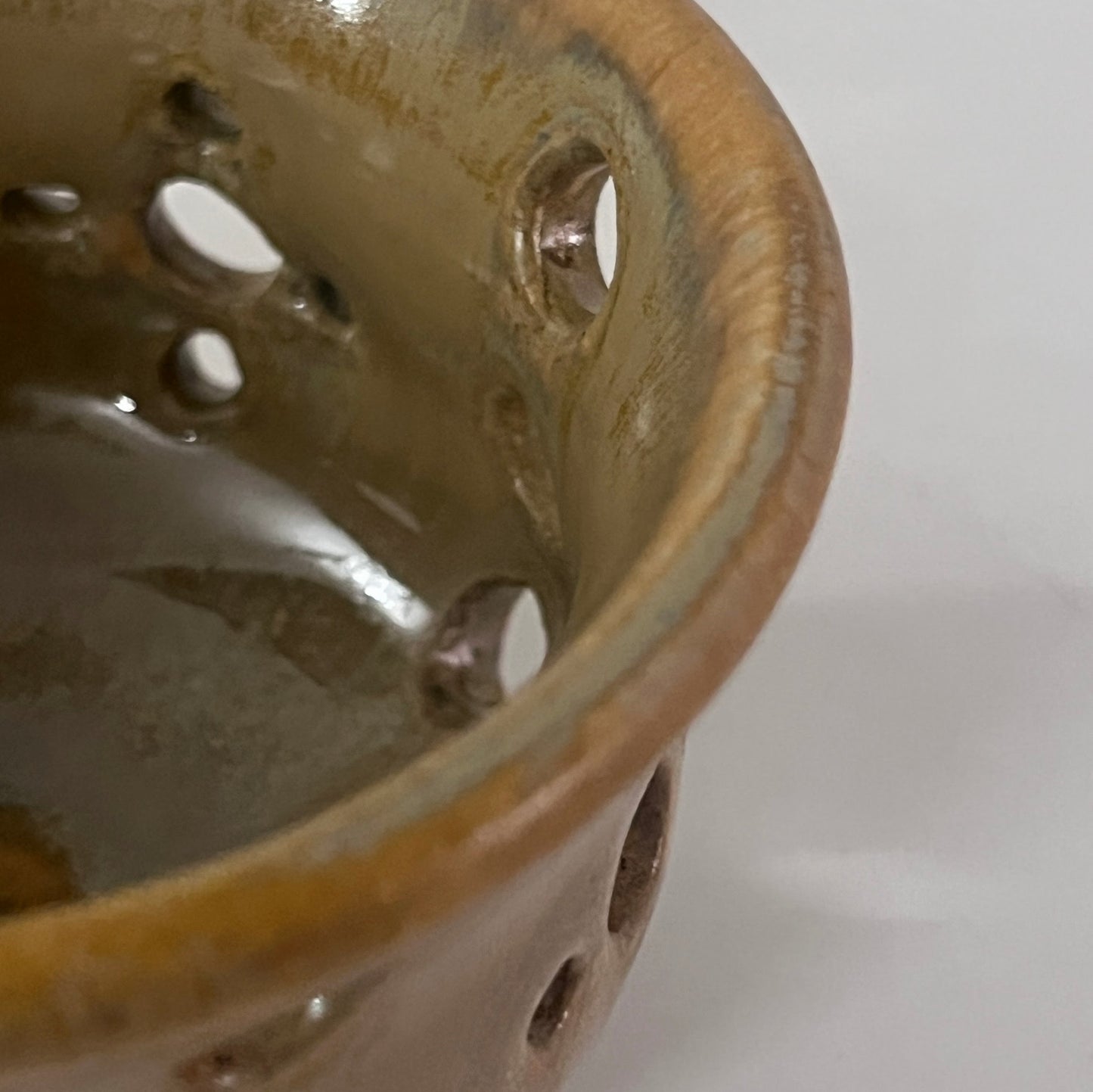 Yellow Ochre Tea-Light Holder