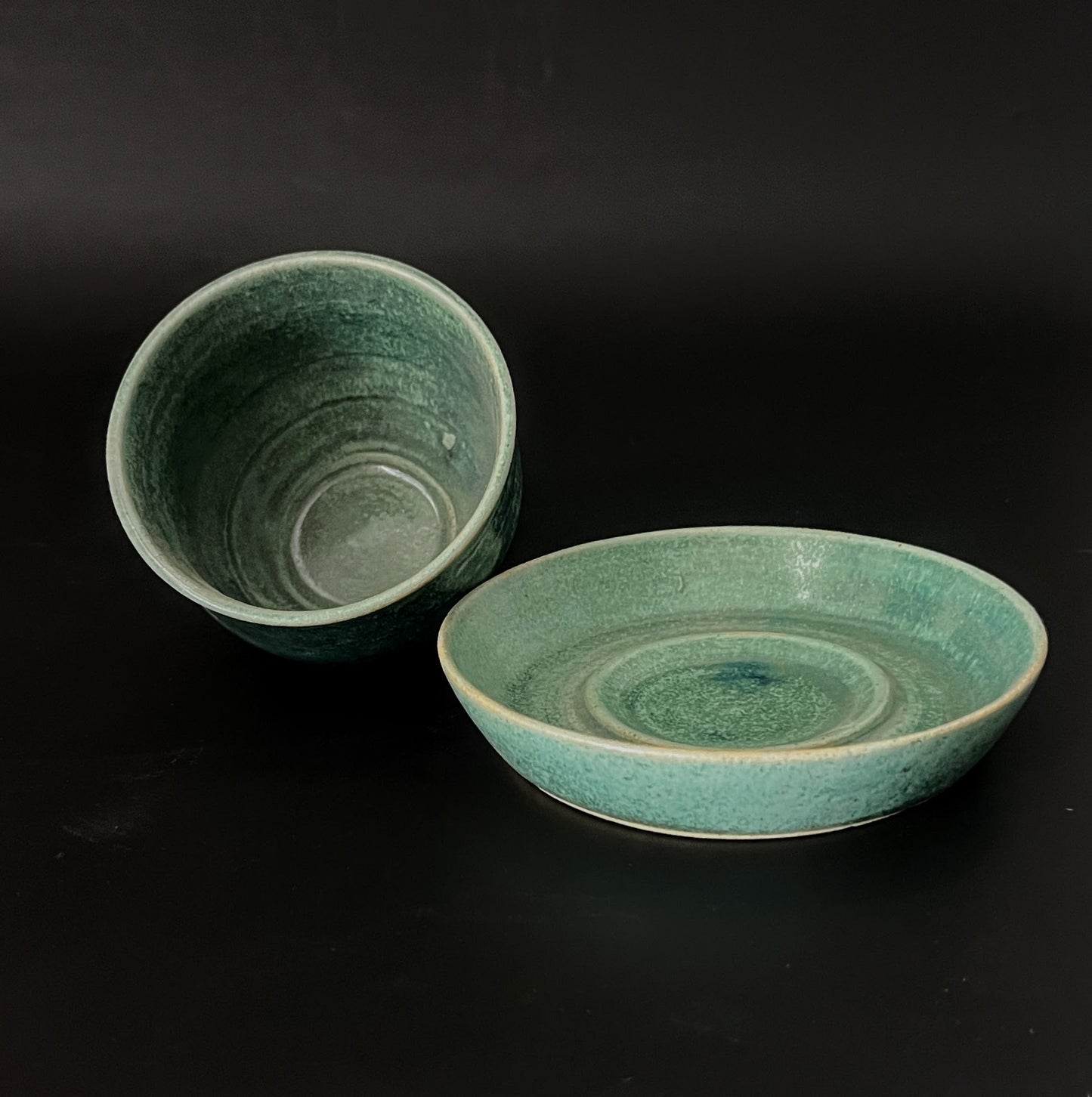 Tea Cup (handleless) w/ Saucer