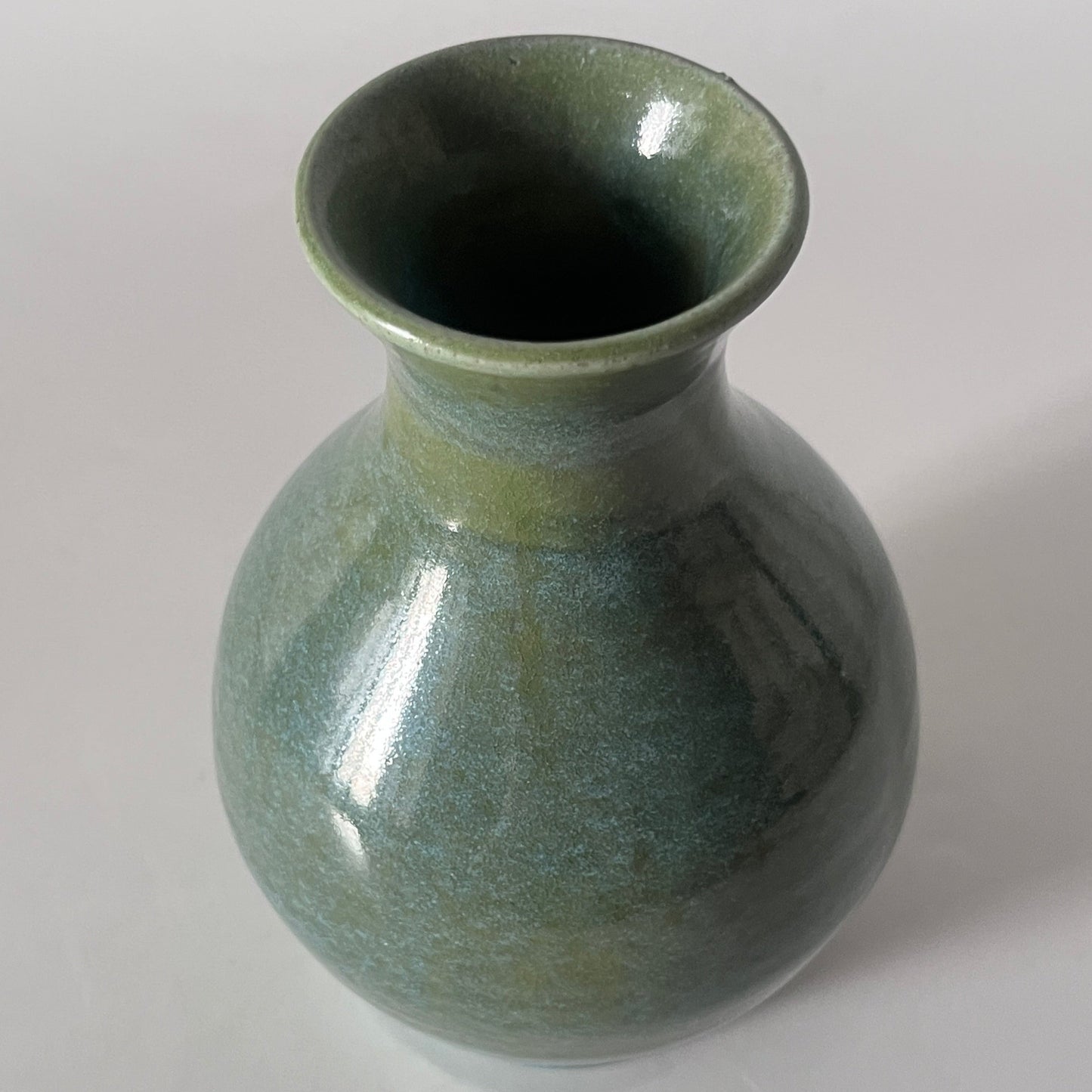 Speckled Green-Blue Sea Vase
