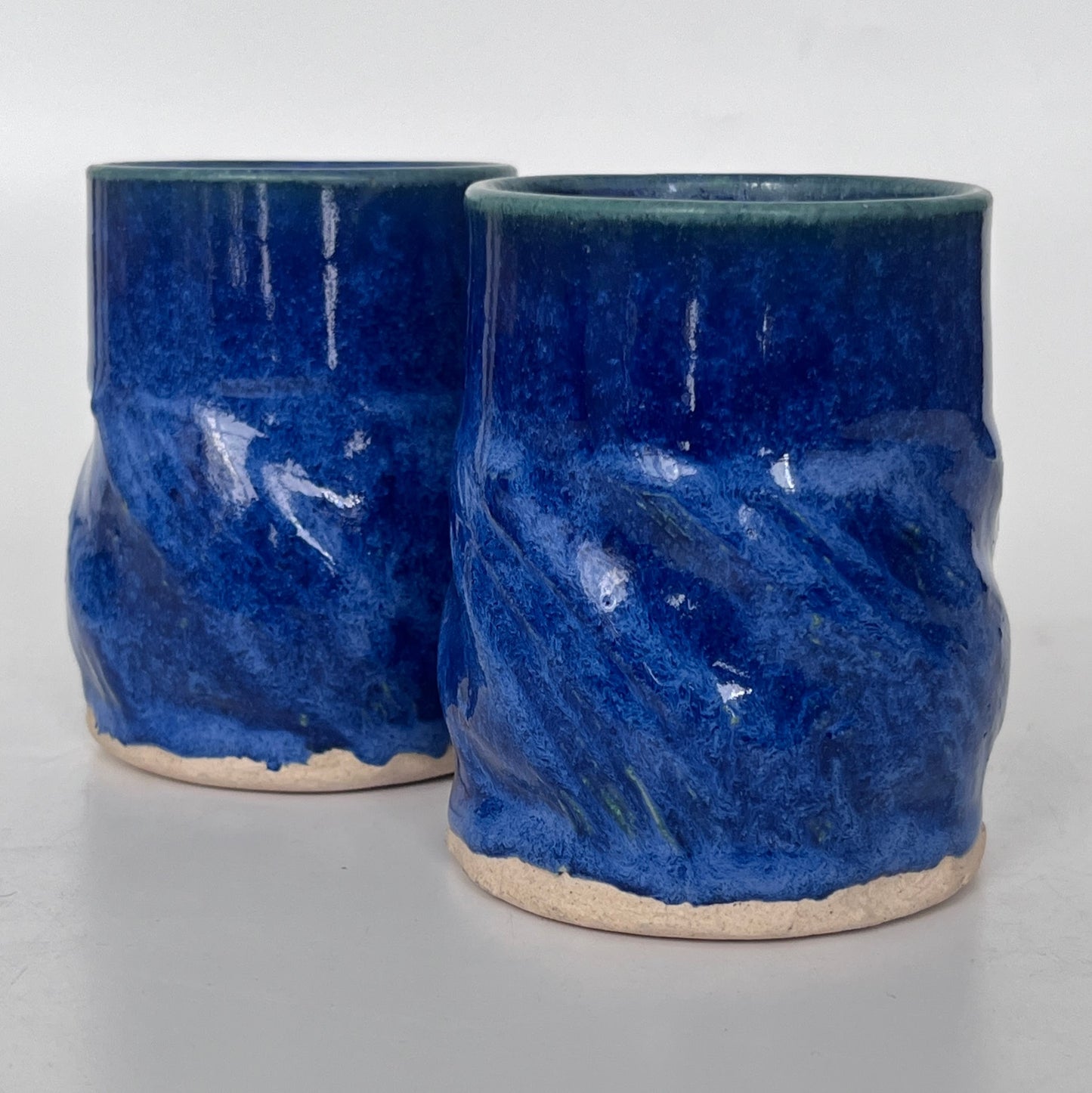Deep Blue Tumblers - Set of 2