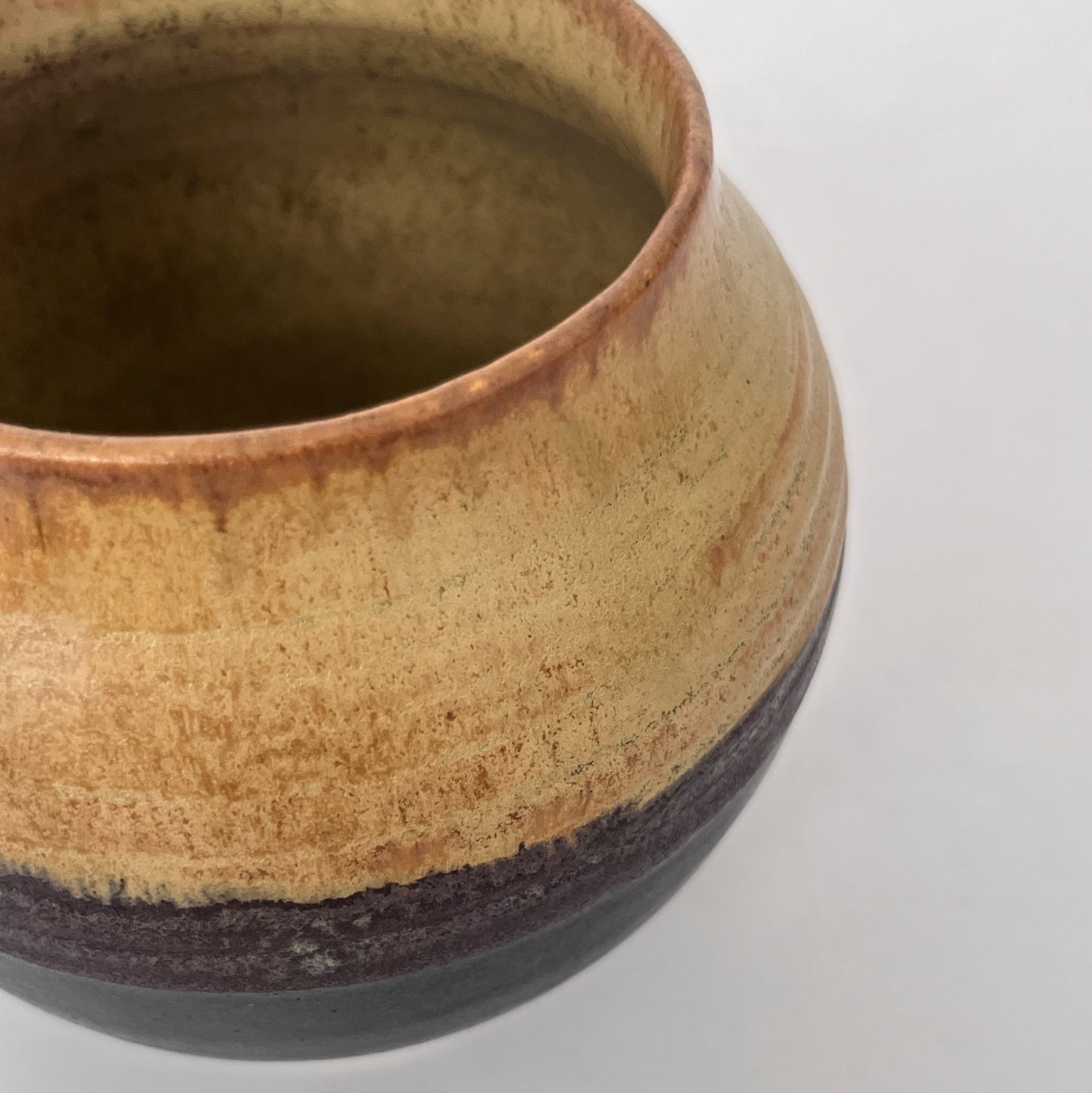 Two-Tone Bud Vase (Charcoal and Sandy-Gold)