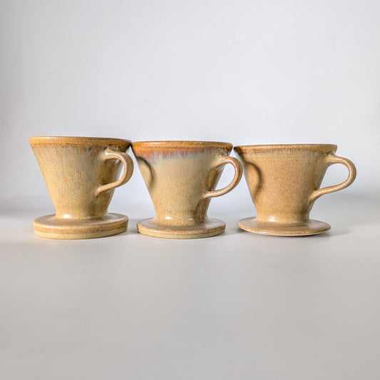 Yellow Ochre Coffee Pour-Over Dripper
