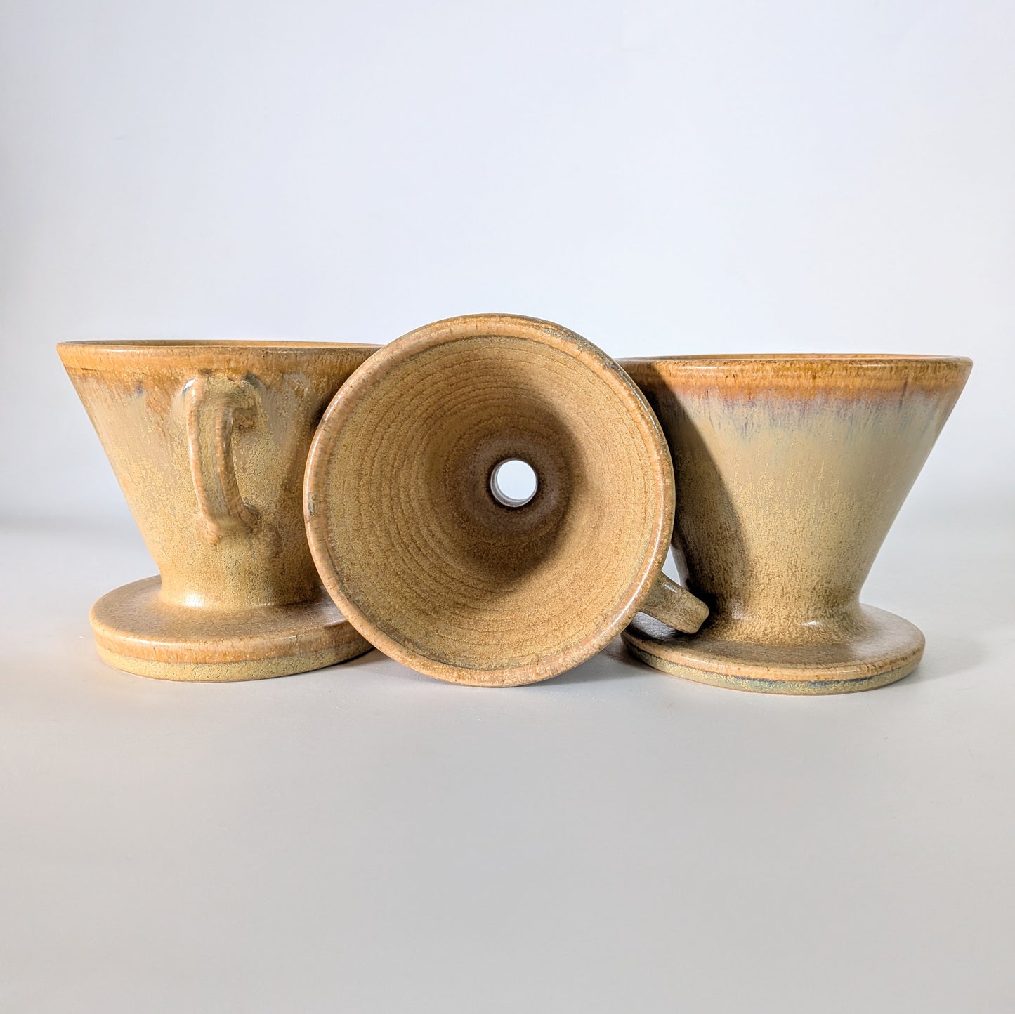Yellow Ochre Coffee Pour-Over Dripper