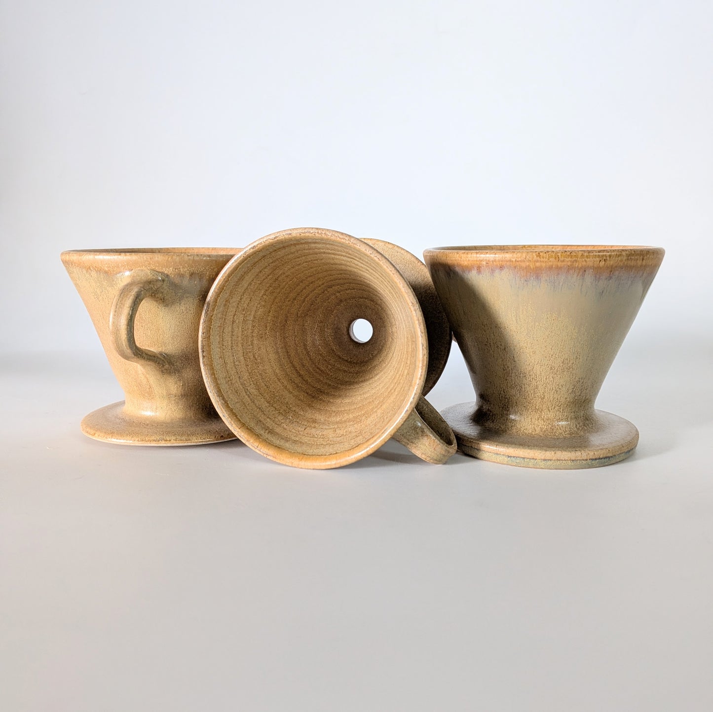 Yellow Ochre Coffee Pour-Over Dripper