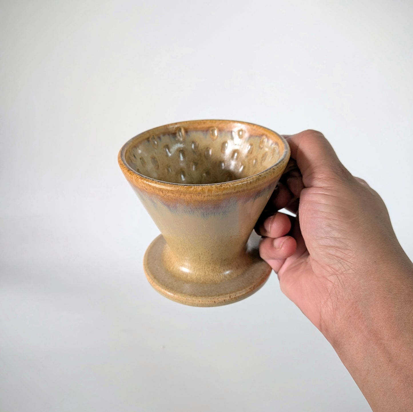 Yellow Ochre Coffee Pour-Over Dripper