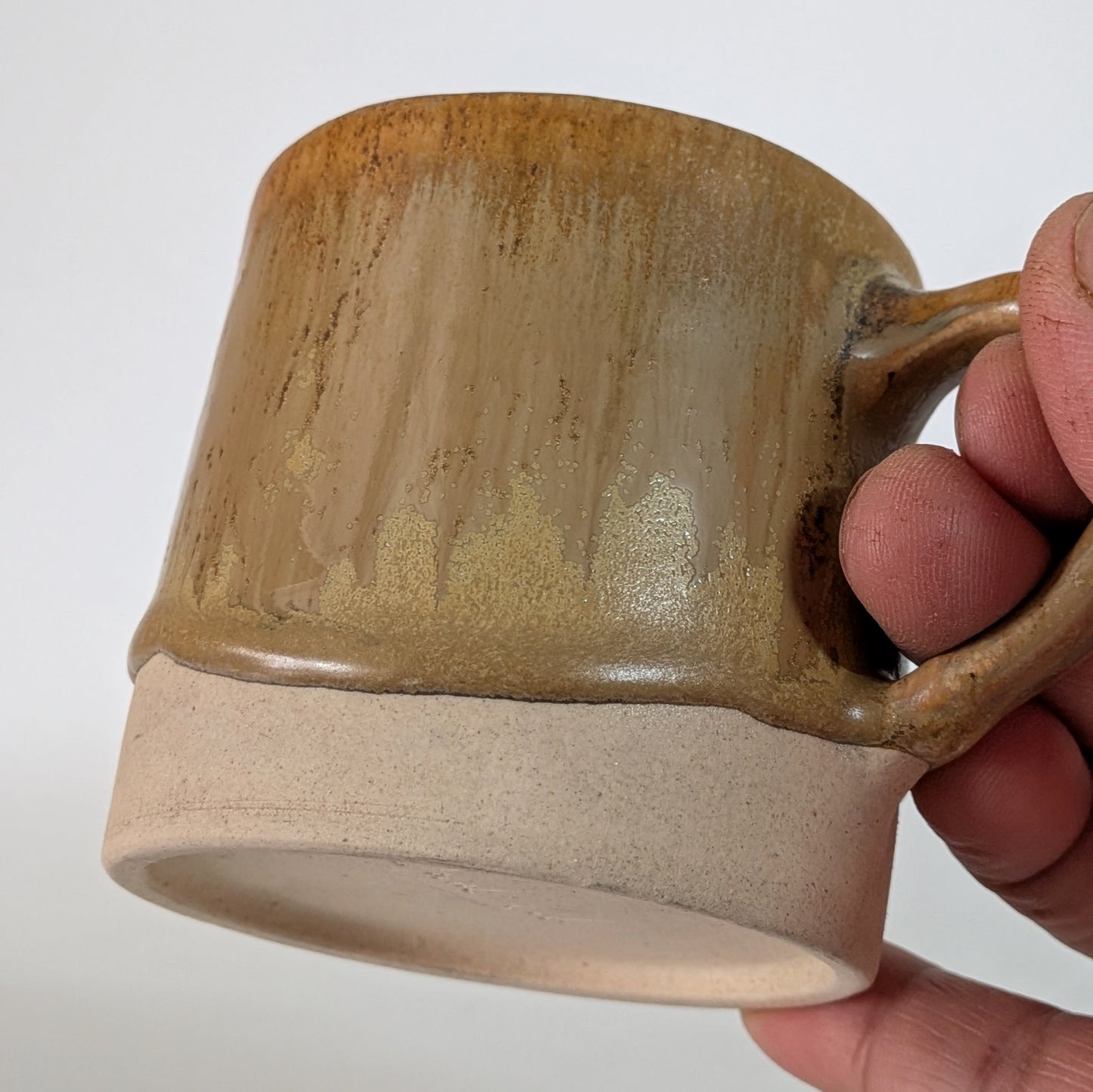 Yellow Ochre Textured Cups