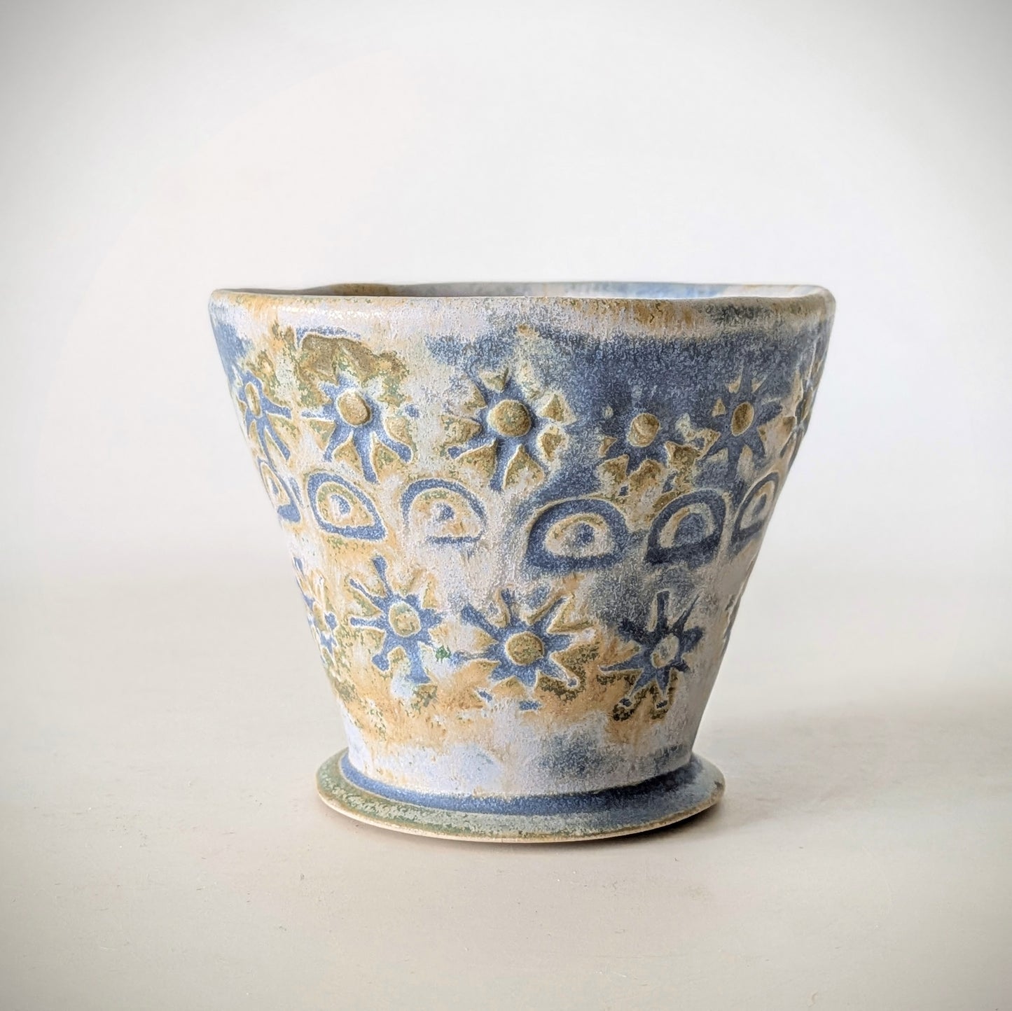 Conical Small Planter - Stamped