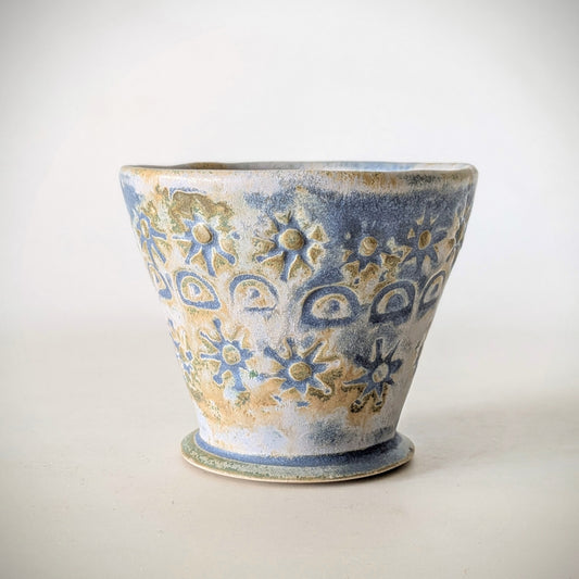 Conical Small Planter - Stamped