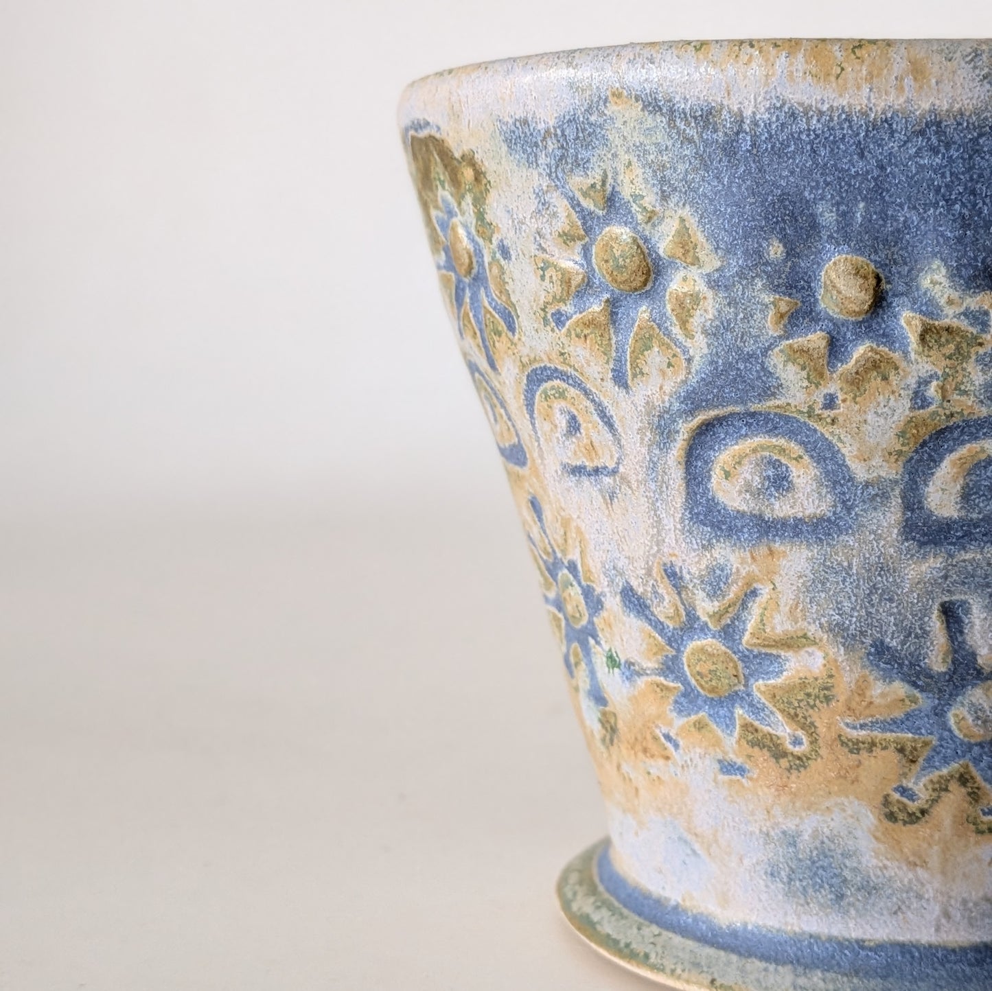 Conical Small Planter - Stamped