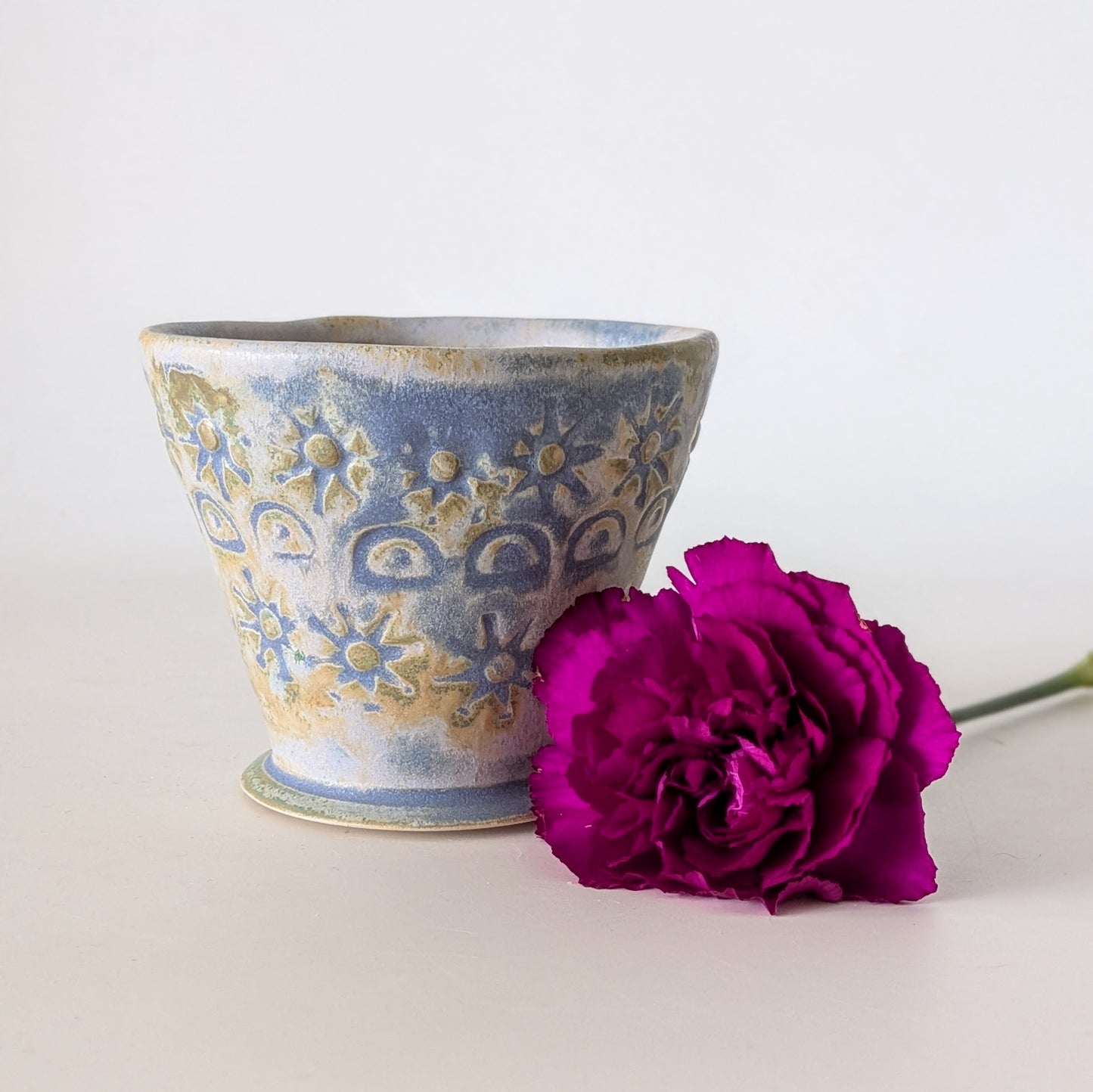 Conical Small Planter - Stamped